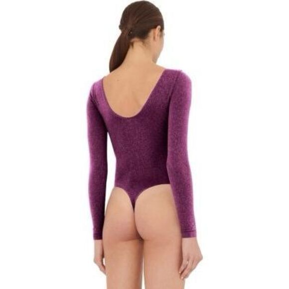 NWT Wolford Shiny Body Mineral Red/Pink Size S - Picture 3 of 9